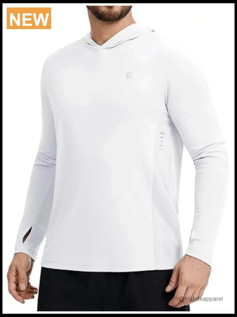 UPF 50+ Sun Hoodie Long Sleeve Rash Guard Fishing Shirt Quick Dry